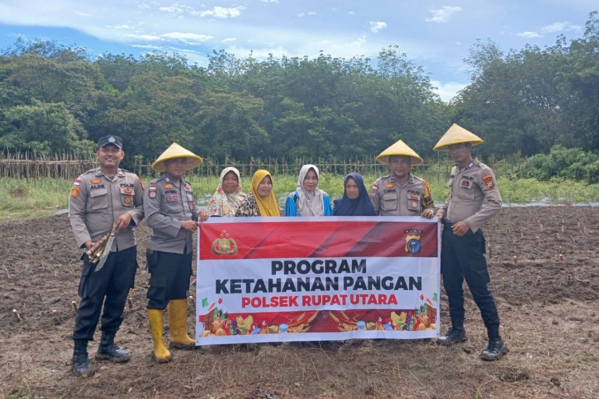 Polsek Rupat Utara galakkan ketahanan pangan petani lokal