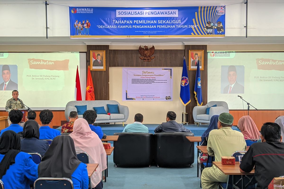 Libatkan Perguruan Tinggi, Bawaslu Padang Panjang bentuk Kampus Pengawasan (Video)