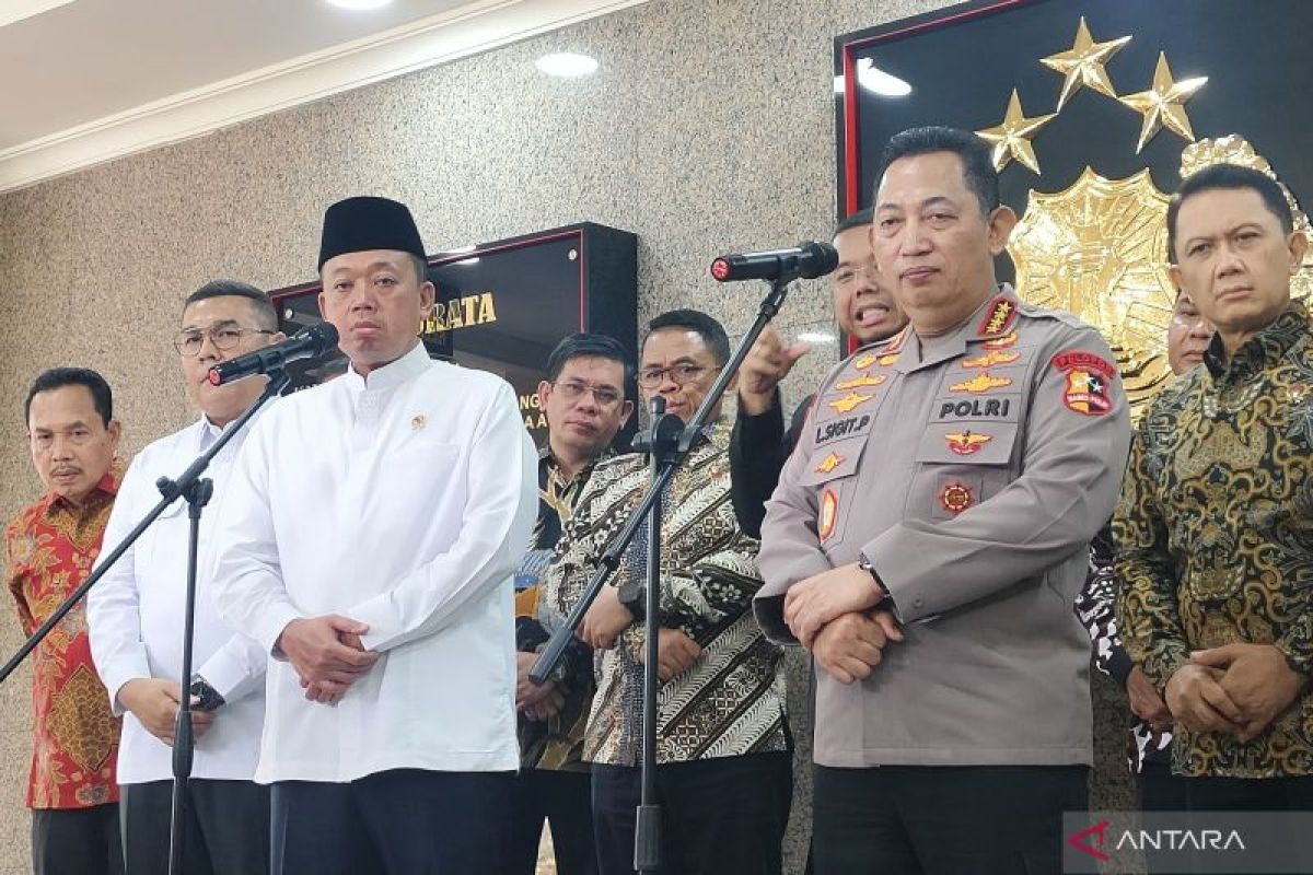 Kapolri dan Menteri ATR sepakat  tangani kasus tanah secara humanis