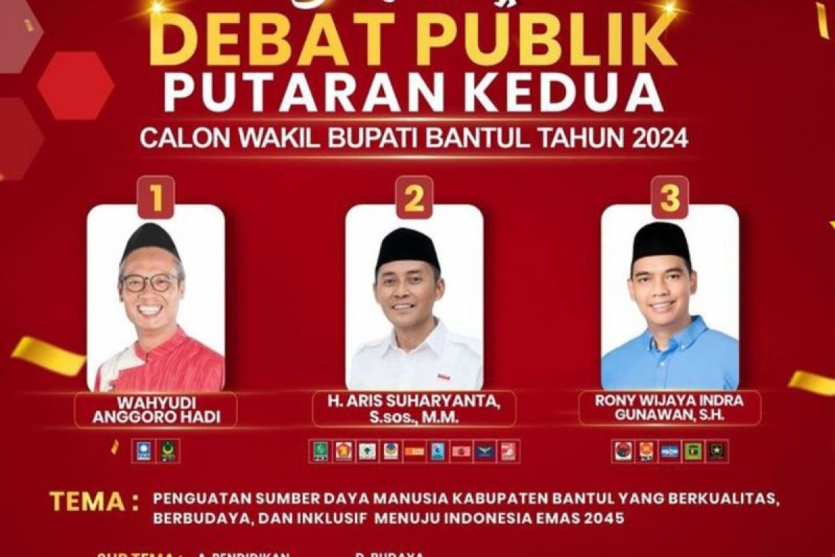 KPU Bantul siap menggelar debat publik putaran kedua