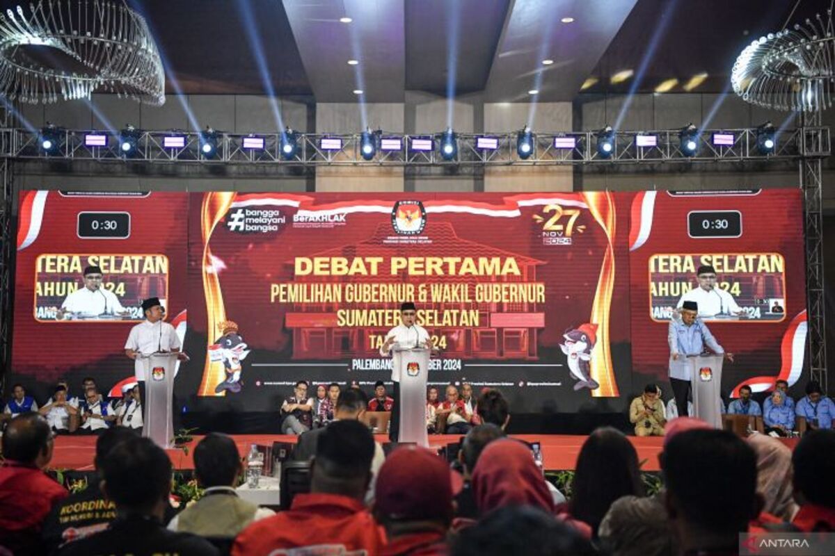 KPU Sumsel sebut penyelarasan kebijakan pusat-daerah jadi tema debat kedua