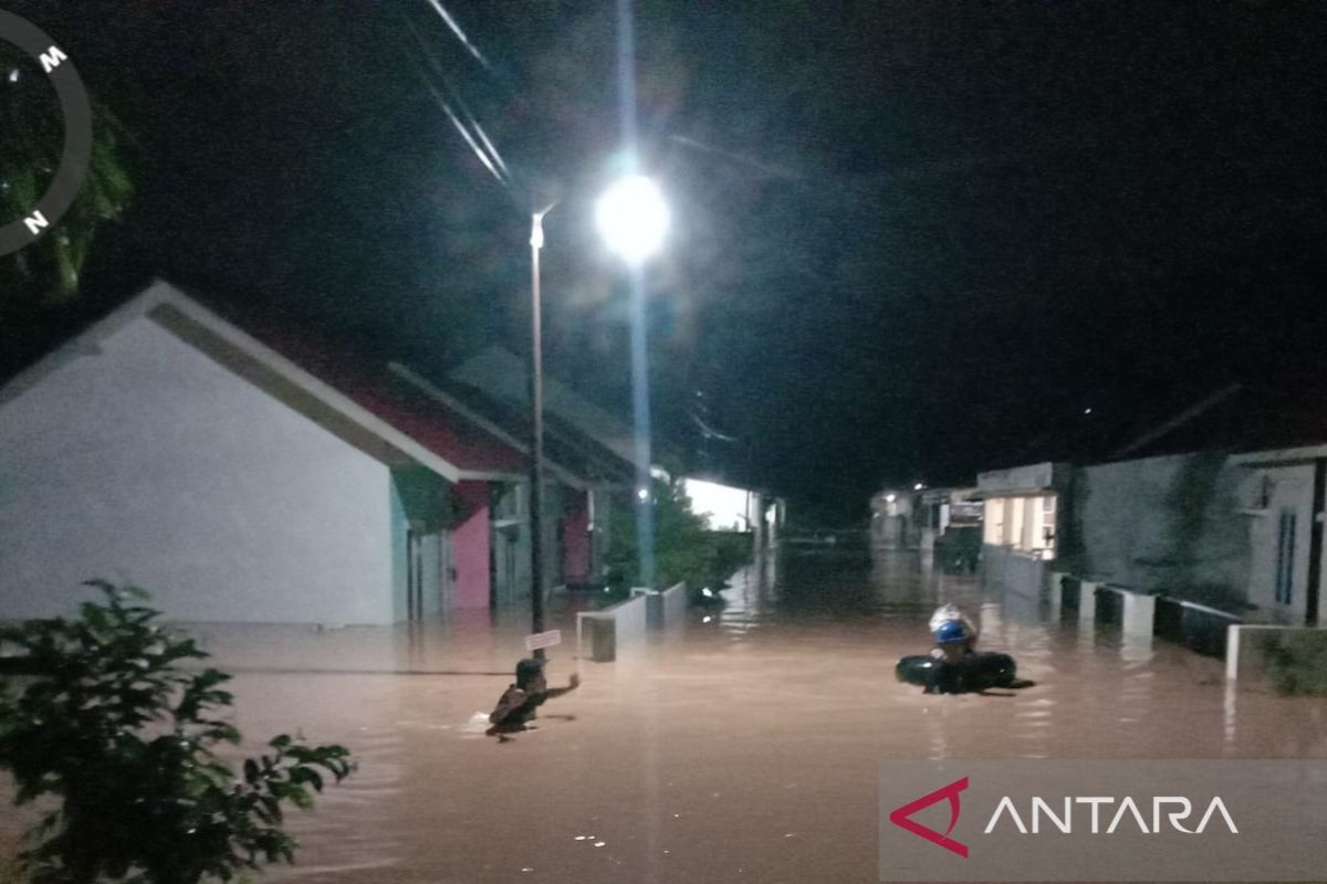 BPBD Muara Enim memetakan daerah rawan banjir