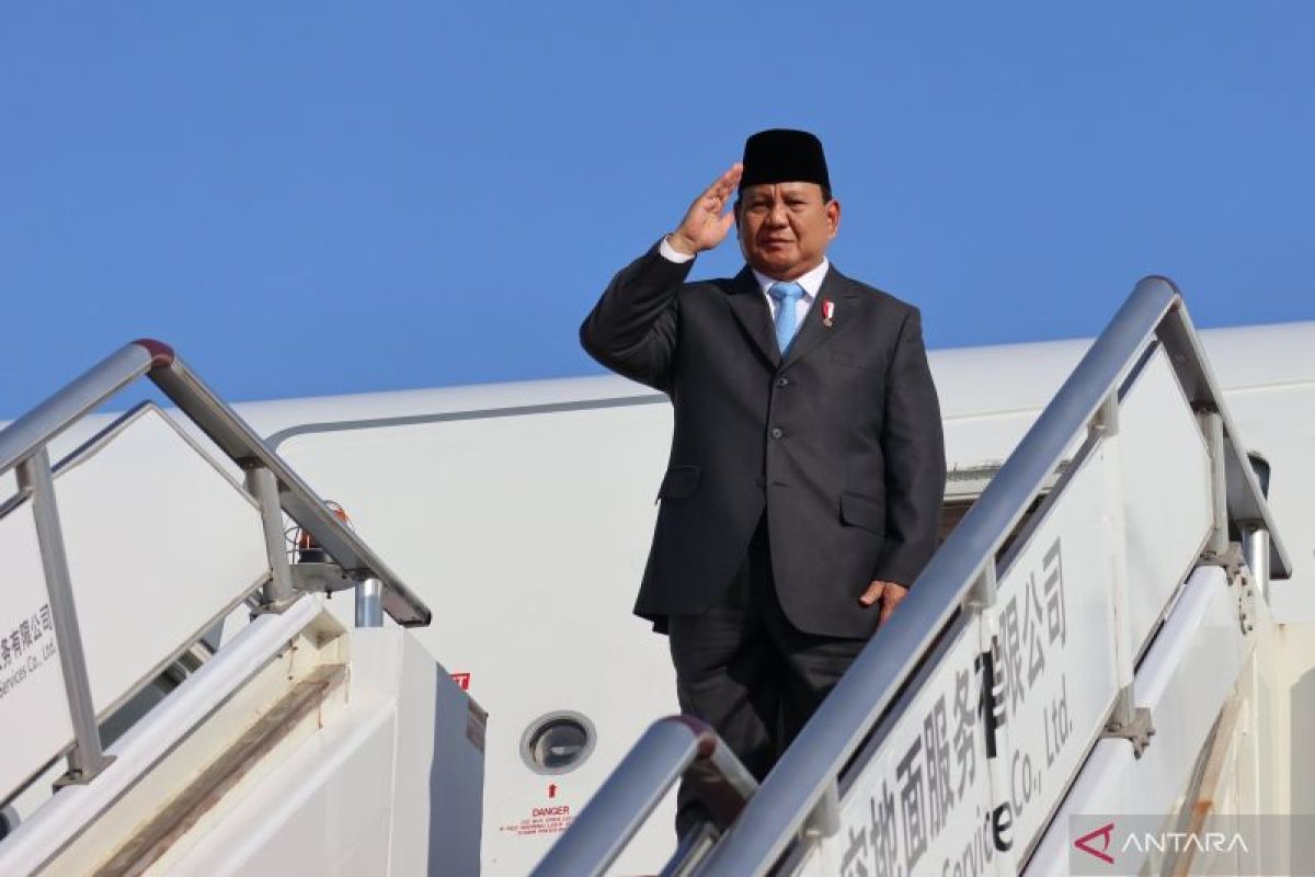 Presiden Prabowo tinggalkan China menuju AS