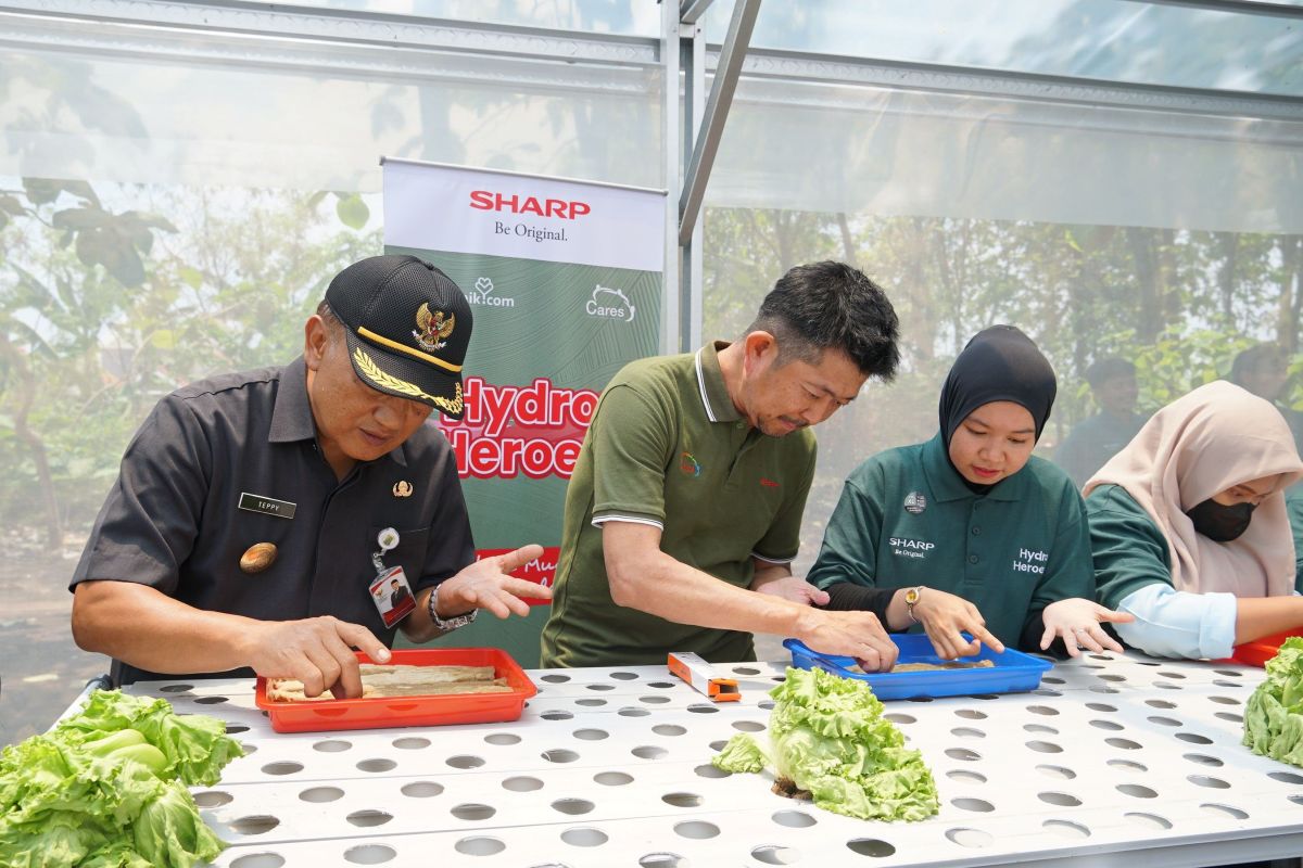 Sharp Hydro Heroes Program Kewirausahaan Pertanian untuk masa depan berkelanjutan