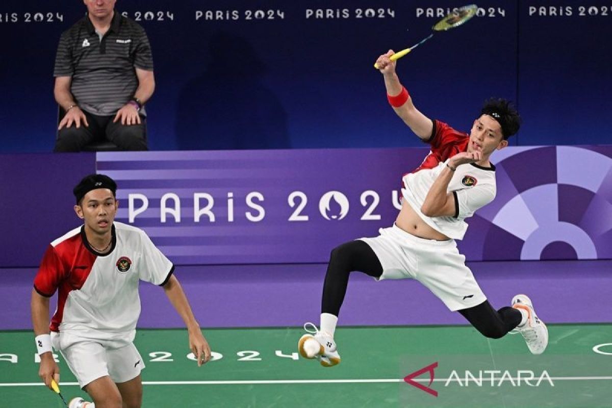 Pasangan ganda putra Fajar/Rian kunci tempat di babak 16 besar Kumamoto Masters 2024