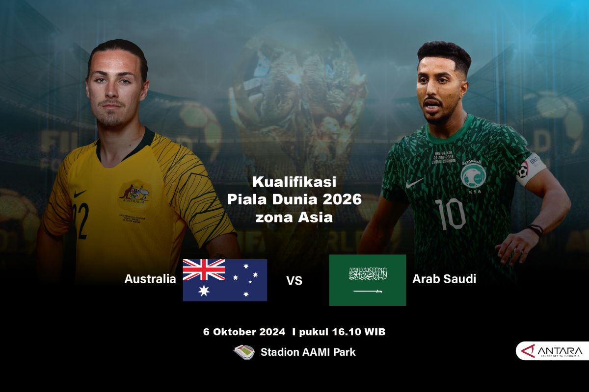 Prediksi Australia vs Arab Saudi kualifikasi Piala Dunia 2026 zona Asia