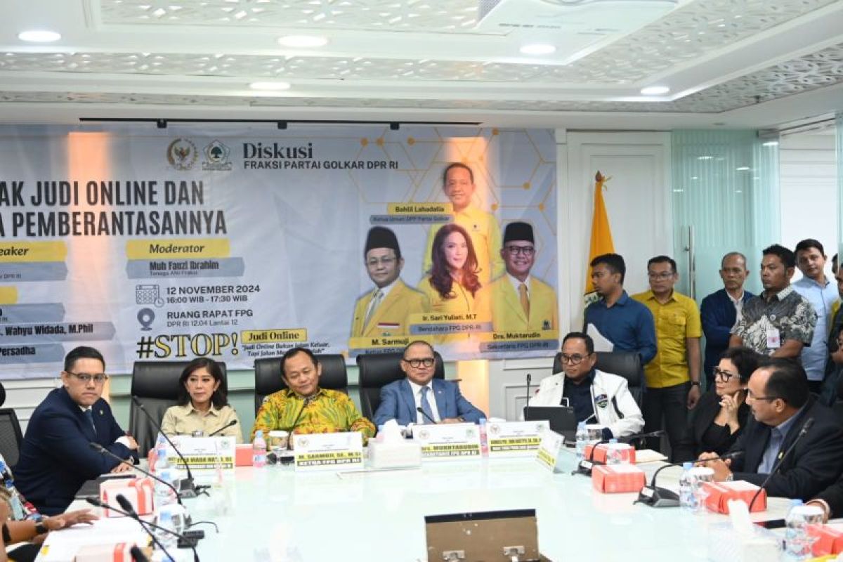 F-Golkar DPR dukung pemberantasan "judol"