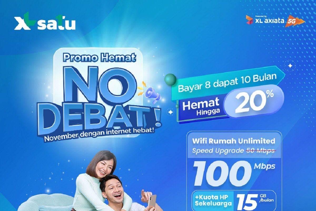 XL SATU hadirkan Promo Super Hemat NO DEBAT untuk pelanggan baru