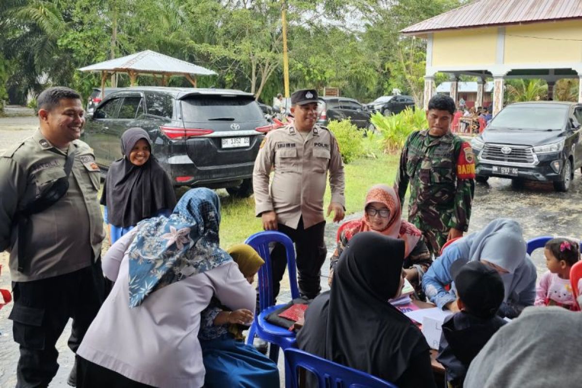 Sasar ibu-ibu Posyandu, ini pesan Kapolsek Siak Kecil