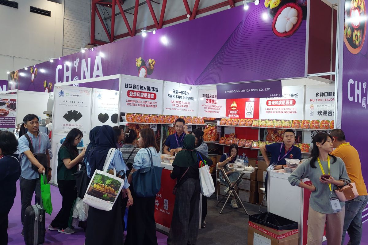 Ratusan perusahaan China ikut pameran makanan terbesar di Indonesia