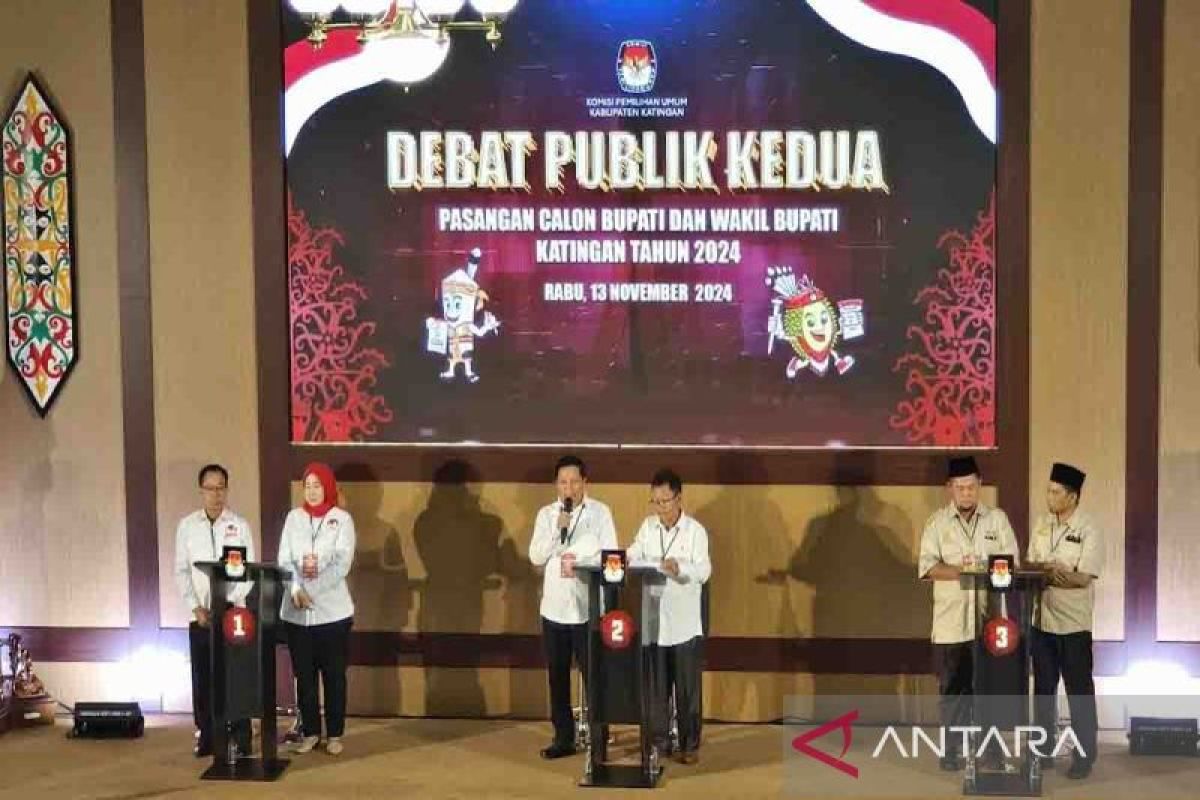 KPU: Debat publik Paslon Bupati-Wakil Bupati Katingan sukses