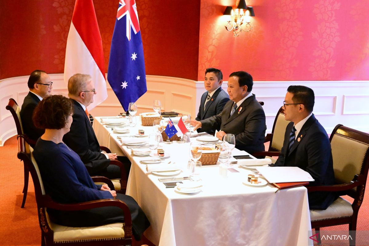 Presiden RI terima kunjungan dan santap pagi bersama PM Australia di Peru