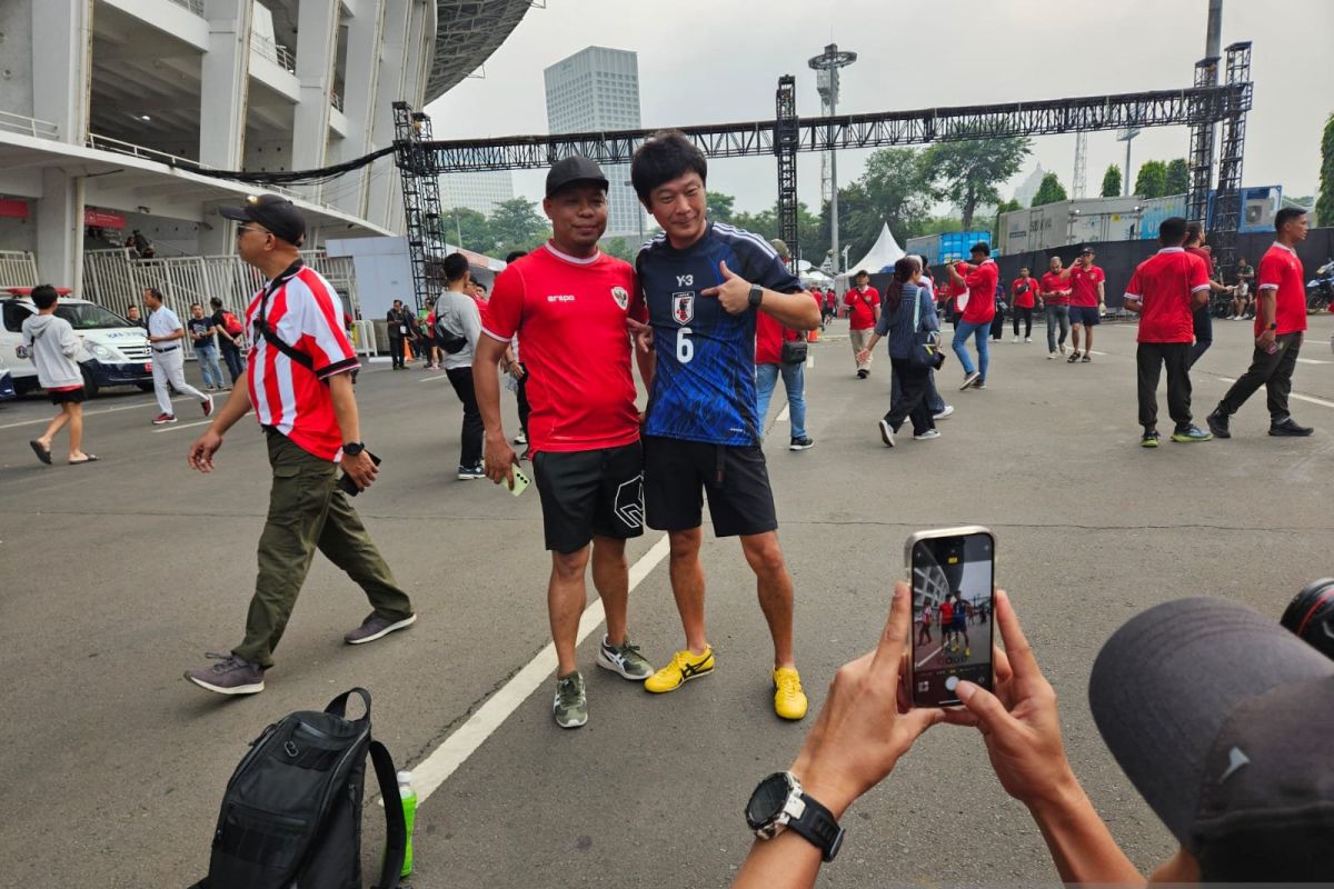 Penonton sambut positif penerapan Garuda ID pada laga lawan Jepang