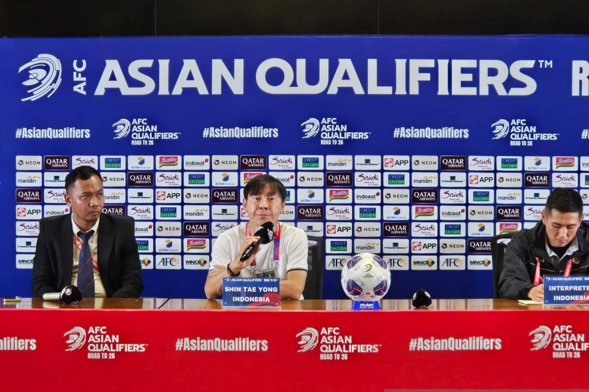 Shin Tae-yong masih targetkan Indonesia finis empat besar