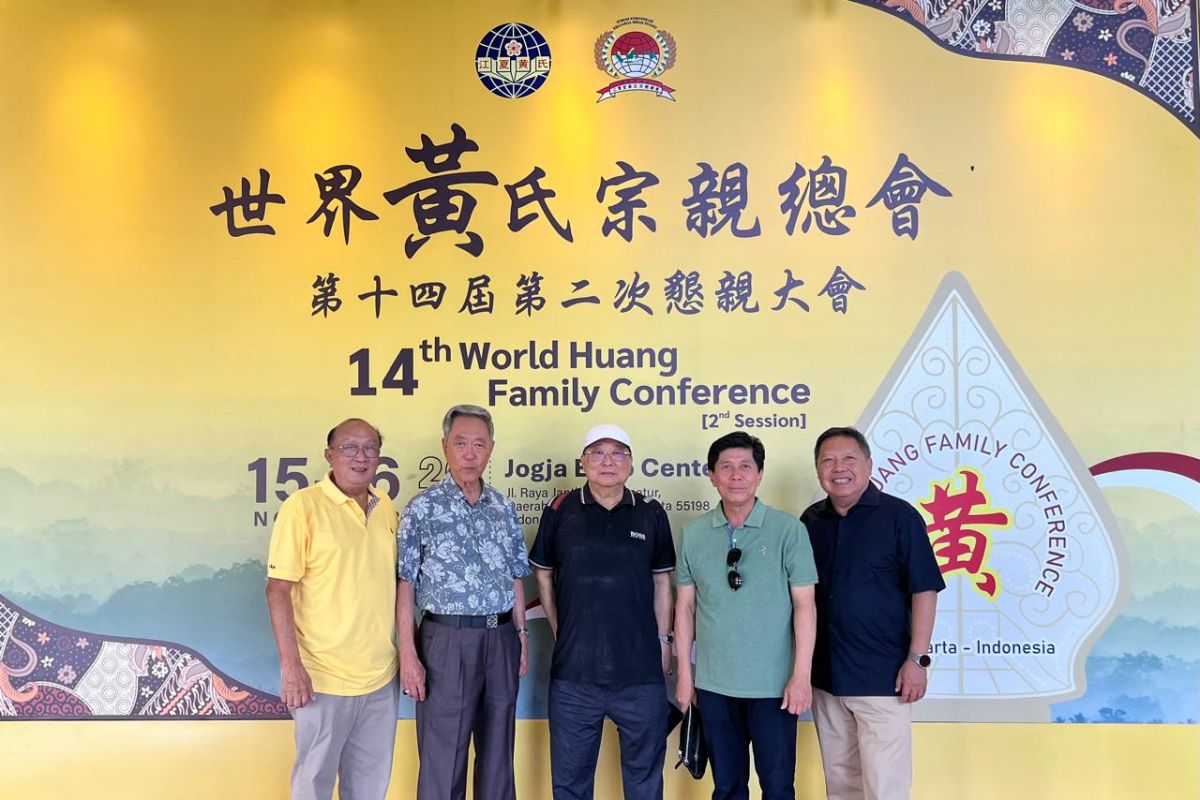 1.800 orang Marga Huang berkumpul di Yogyakarta ikuti World Huang Family Conference