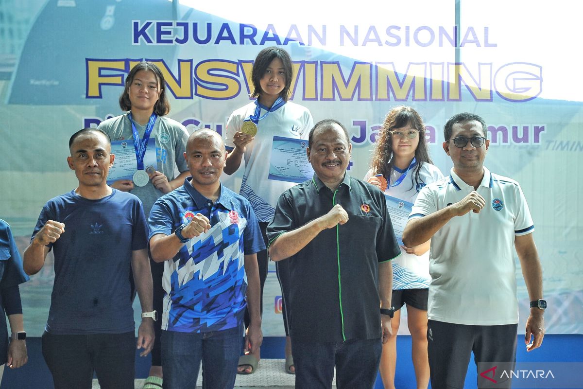 Kejurnas Finswimming Jatim disebut jadi yang terbesar di Indonesia