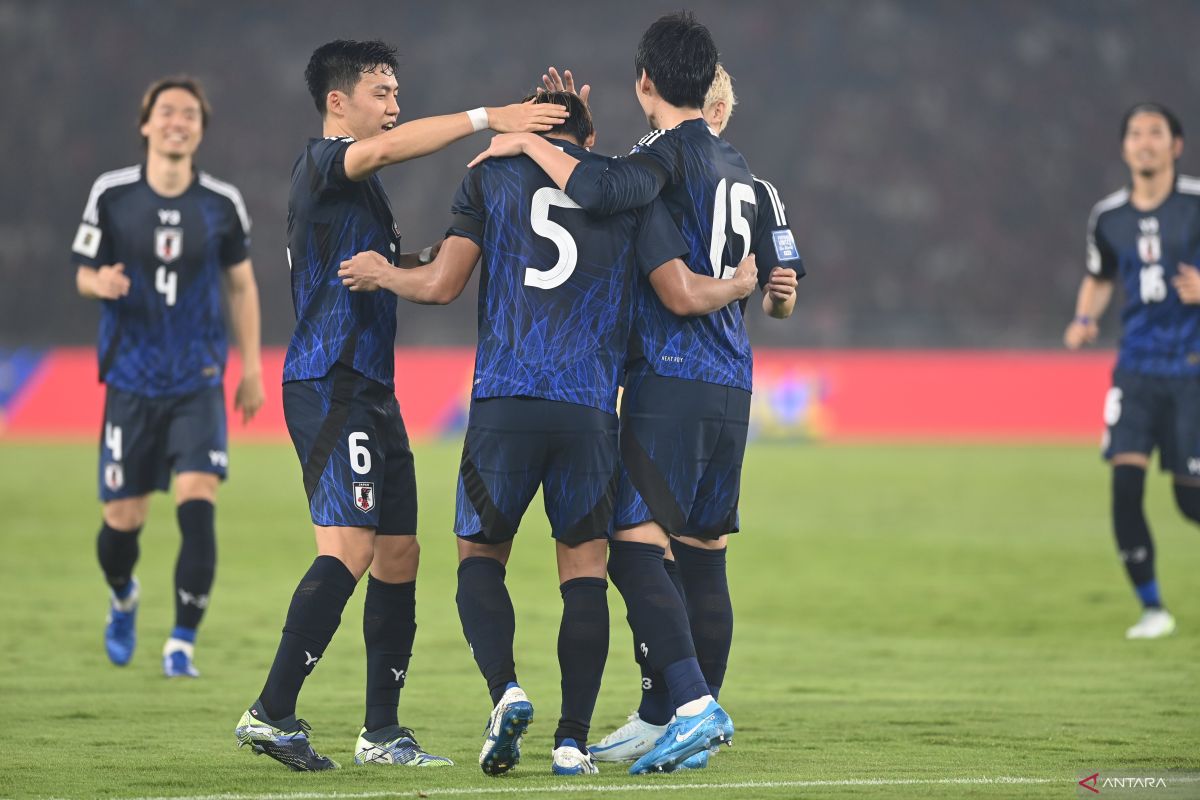 Jepang vs skor 3-1 untuk kemenangan Jepang