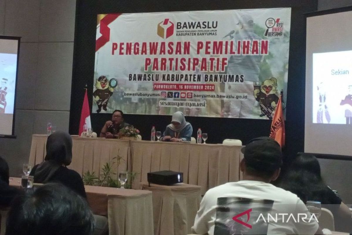 Bawaslu Banyumas sosialisasi pengawasan partisipatif kepada wartawan