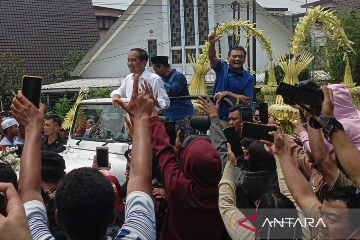 Jokowi hadiri kampanye terbuka calon gubernur Jawa Tengah