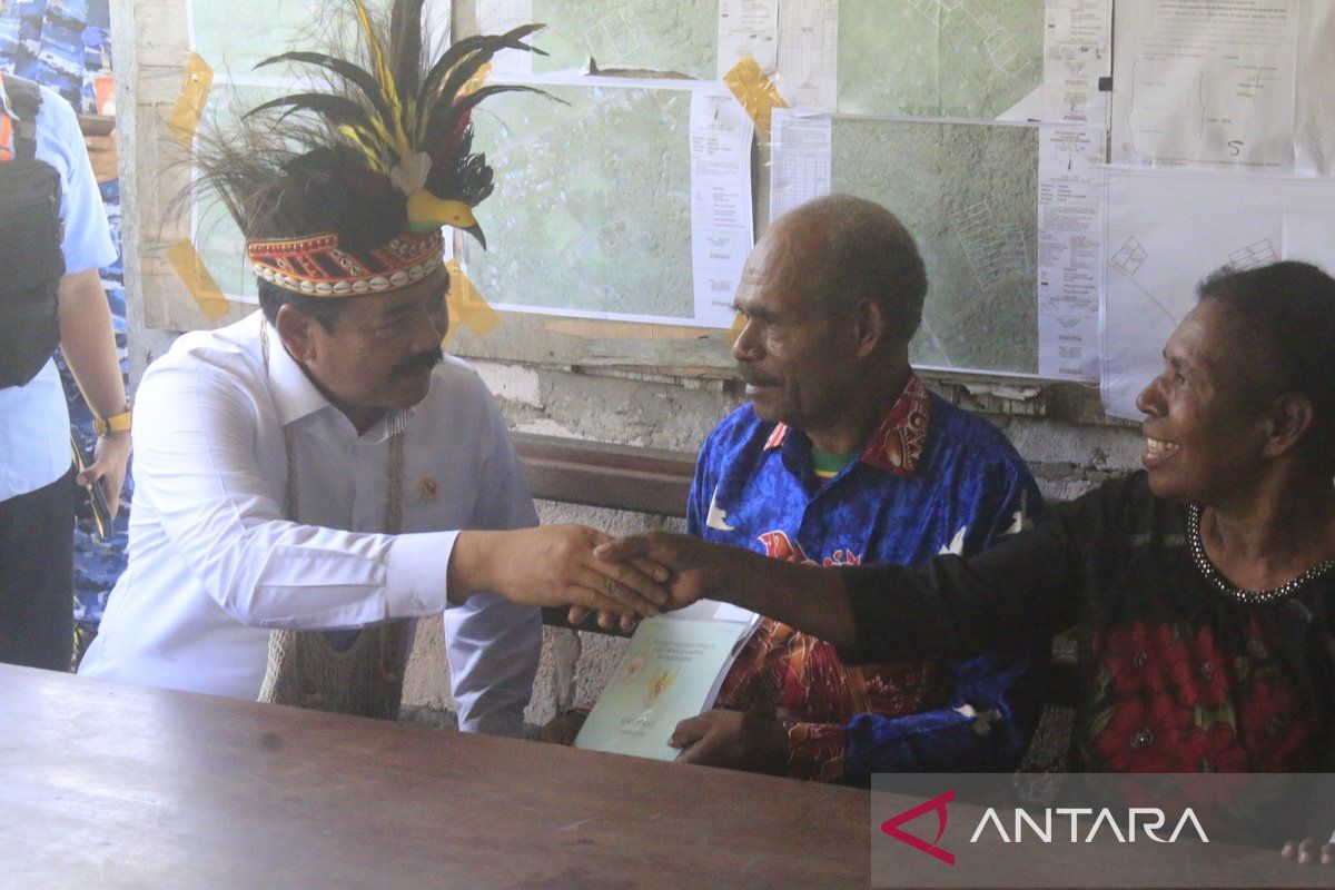 Sertifikat tanah adat tunjukkan negara hadir di Papua