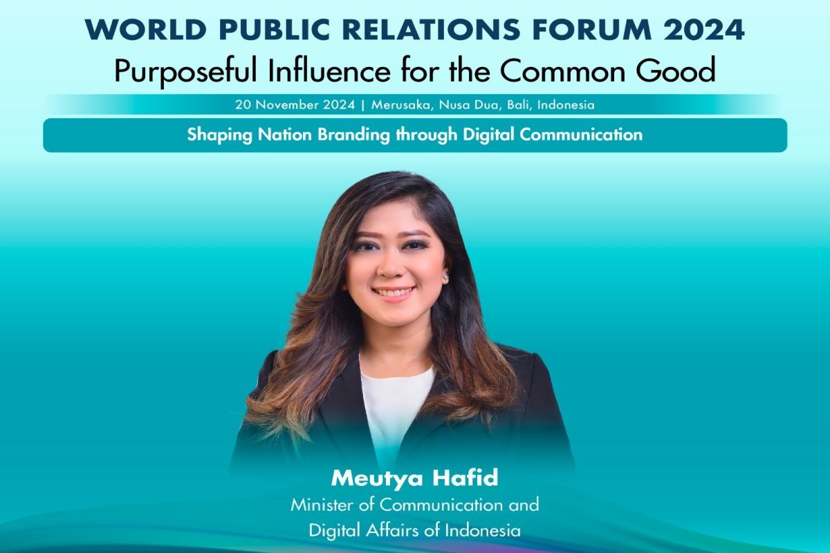 Menkomdigi akan jadi pembicara di World Public Relations Forum 2024 di Bali