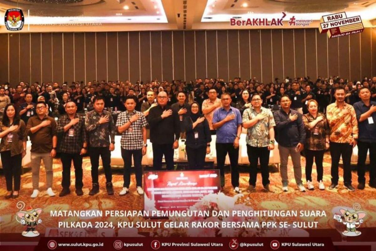 KPU Sulut bekali PPK  matangkan  persiapan Pilkada