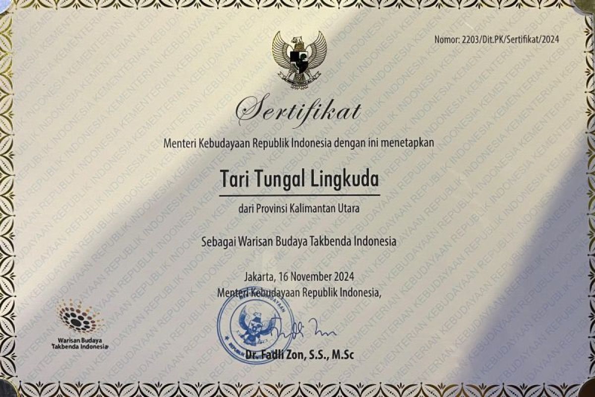 Tari Tungal Lingkuda Suku Tidung Dinobatkan Sebagai Warisan Takbenda Indonesia