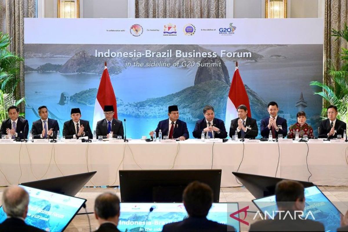 Prabowo dukung sinergi ekonomi lewat “Indonesia-Brazil Business Forum”