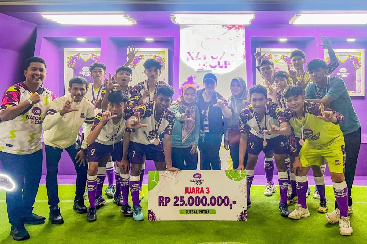 SMAN 4 Metro Lampung juara 3 Futsal AXIS Nation Cup 2024