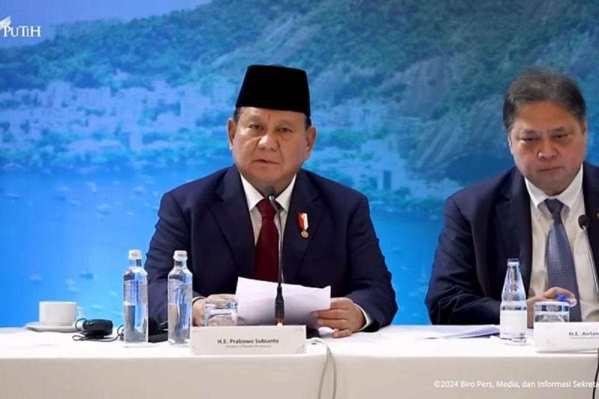 Presiden Prabowo Subianto ungkap keunggulan Indonesia dalam penciptaan energi hijau