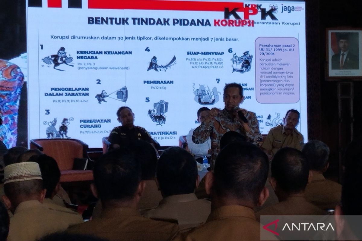 KPK berikan pemahaman antikorupsi ke kades di Kudus