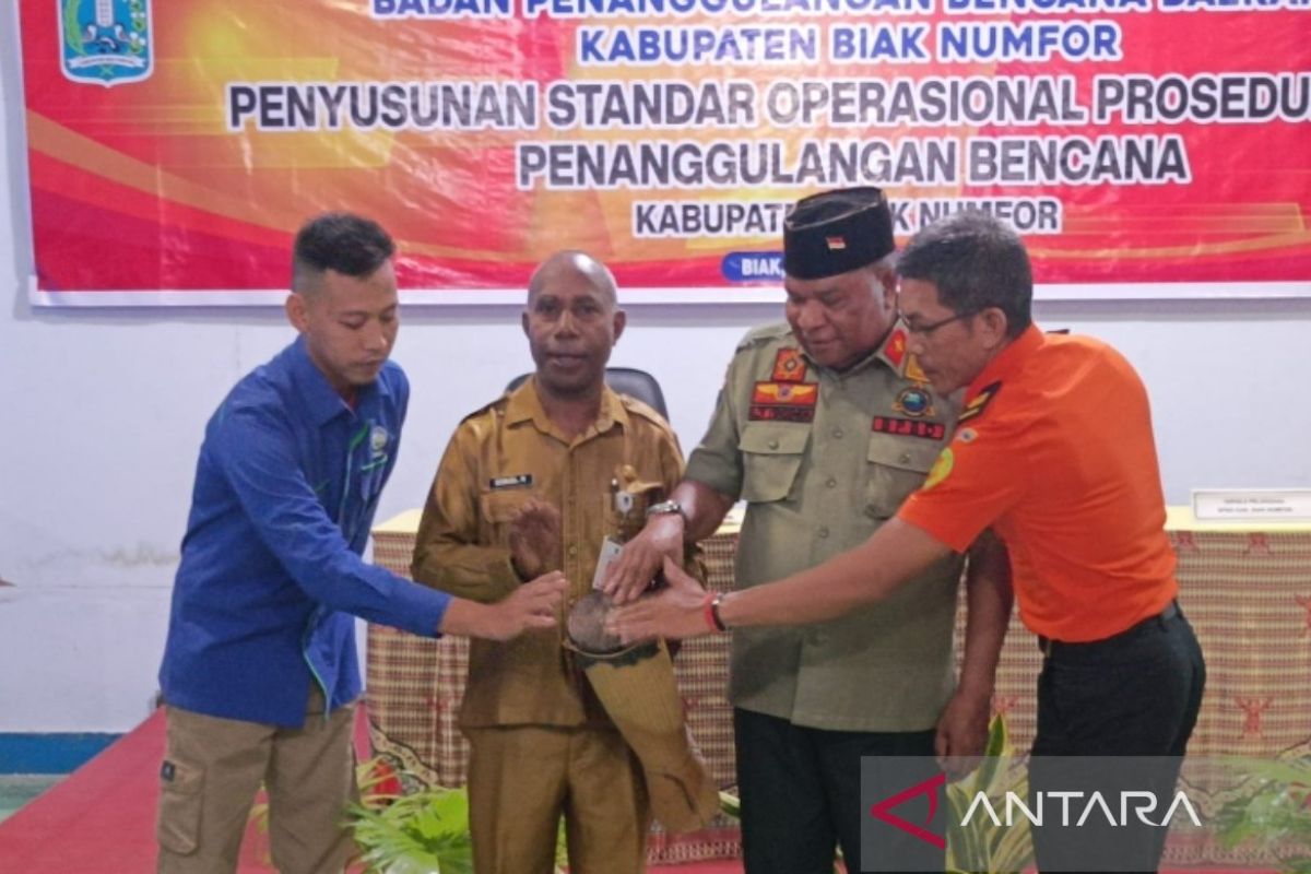 Pemkab Biak Numfor susun Standar Operasional Prosedur Penanganan Bencana