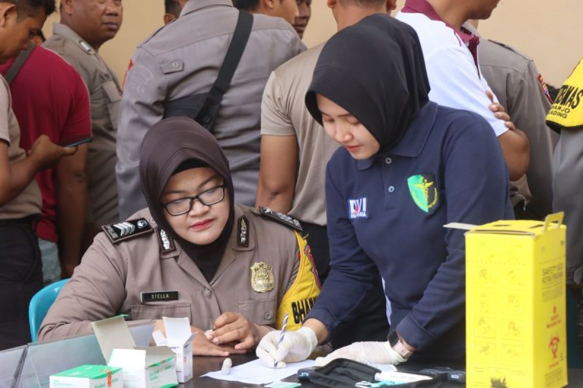 379 personel kepolisian di Malang jalani tes kesehatan songsong pilkada