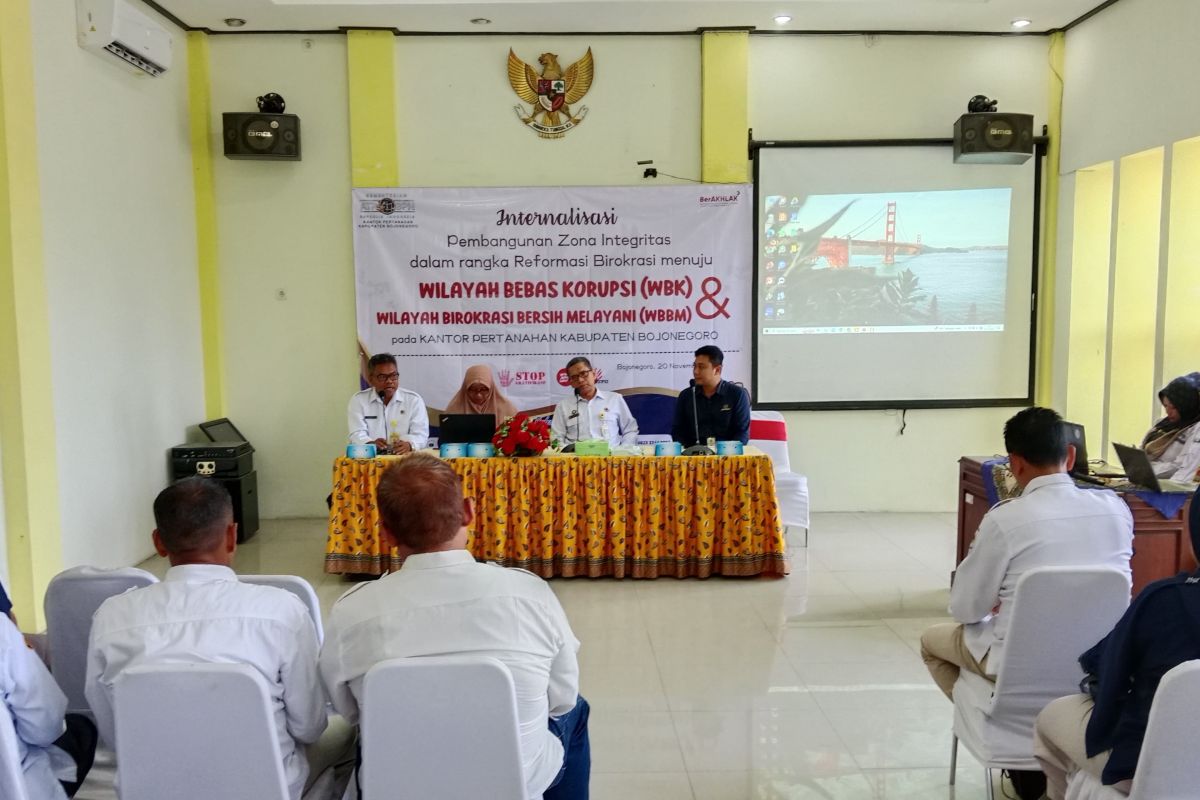 BPN Bojonegoro canangkan Zona Integritas 2025