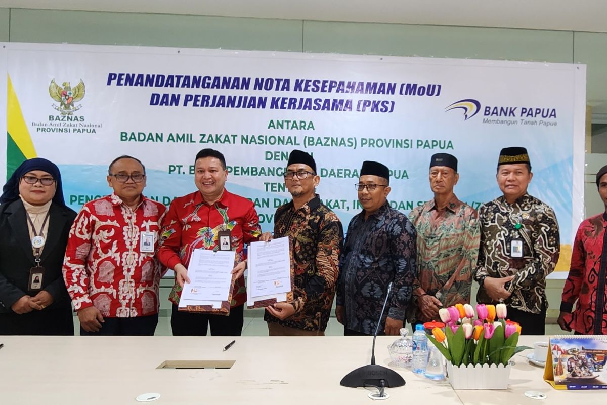 Bank Papua dan Baznas jalin kerja sama pengelolaan ZIS