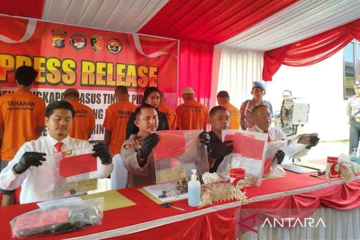 Delapan pelaku curanmor di Kobar berhasil diamankan polisi