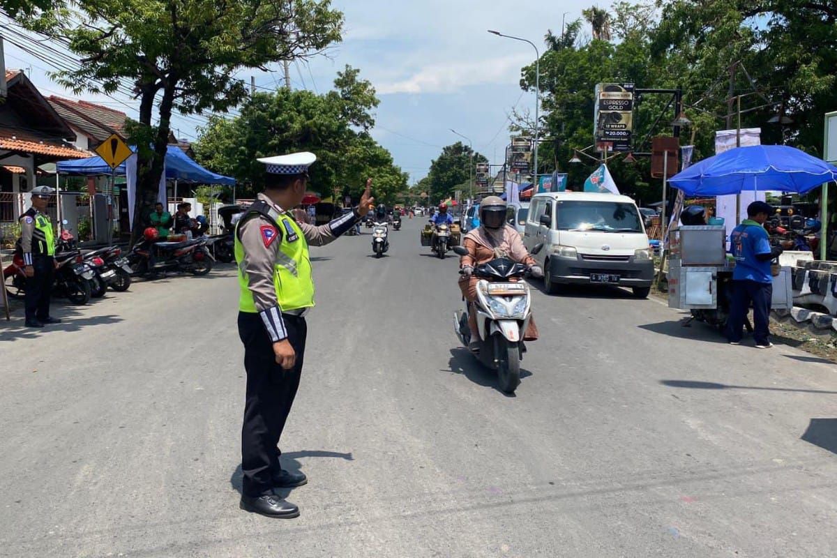 Polres  Pemalang terapkan rekayasa lalin pengamanan kampanye pilkada