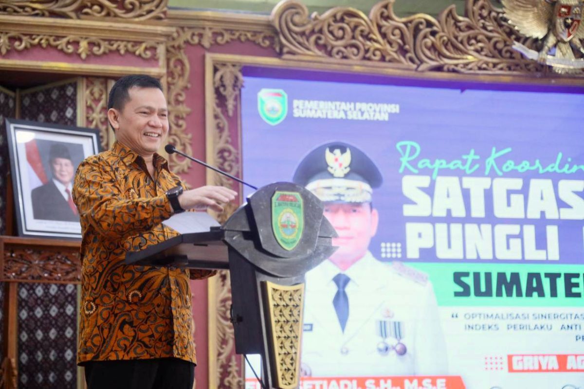 Pemprov Sumsel lakukan perkuatan tugas dan fungsi saber pungli