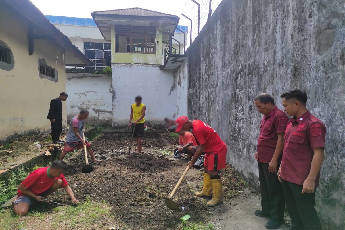 Lapas Tahuna manfaatkan area brandgang dukung program pemerintah