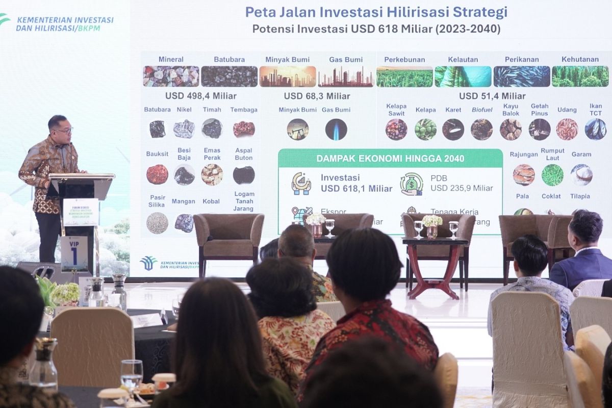 Capai ekonomi 8 persen, BKPM perkirakan kebutuhan investasi hingga Rp13.528 triliun