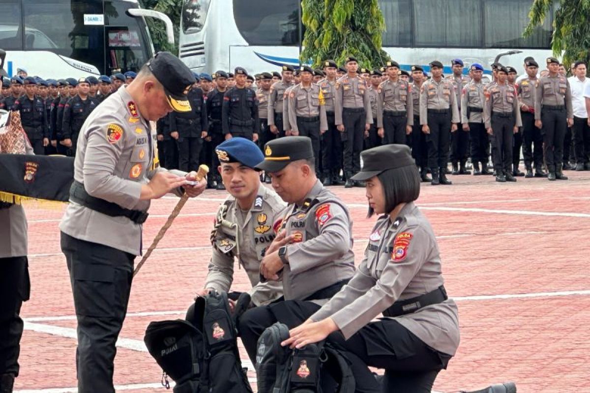 Polda Sulteng kerahkan sebanyak 1.542 personel amankan Pilkada 2024