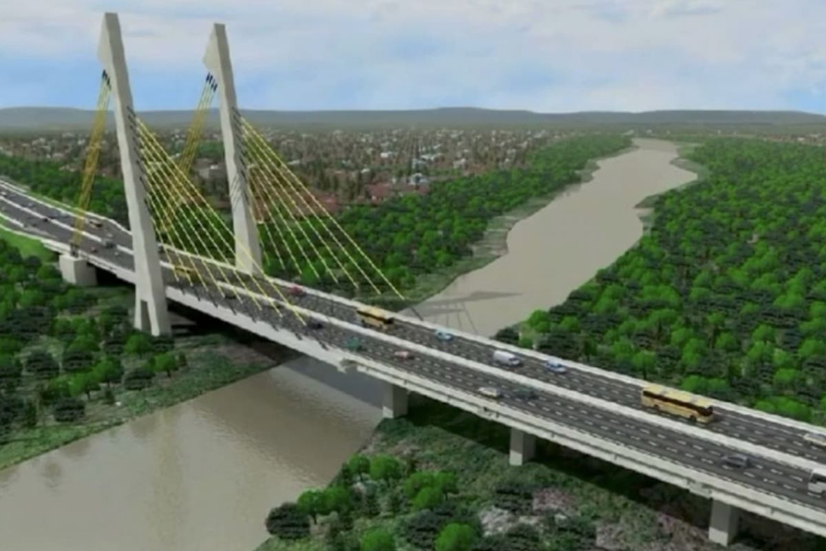 Pembangunan Jembatan di Pinang Sebatang diyakini buat Perawang lebih hidup