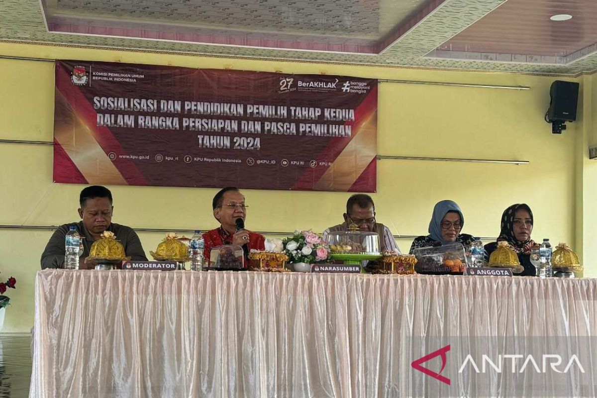 Komisi II DPR sosialisasi pendidikan pemilih di Parigi Moutong