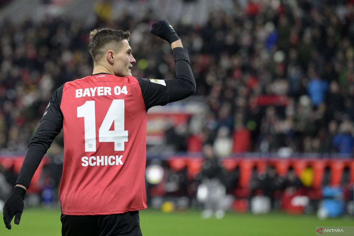 Tiga gol Schick warmai kemenangan Bayer Leverkusen 5-2 atas Heidenheim