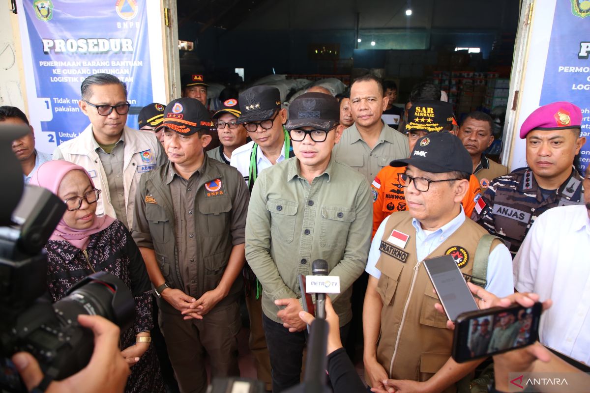 Pemerintah pastikan  logistik pengungsi Gunung Lewotobi tetap aman