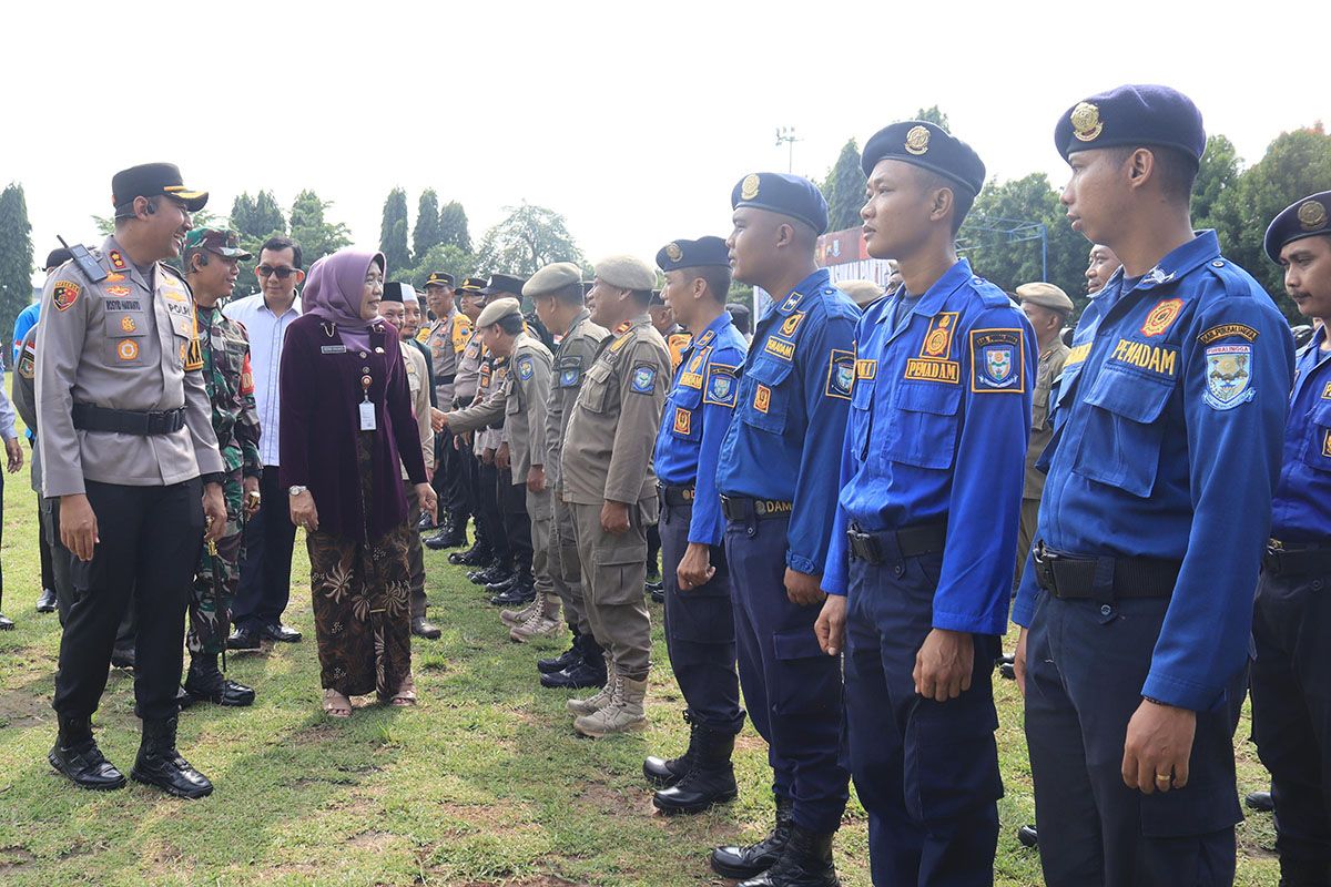 Polres Purbalingga kerahkan 3.873 personel untuk mengamankan pilkada