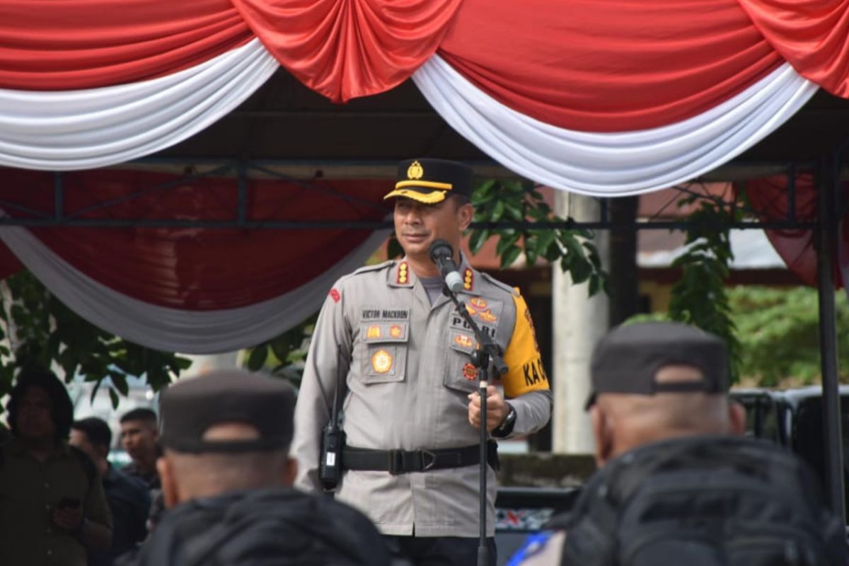 Polresta Jayapura siagakan 411 personel amankan pelaksanaan pilkada