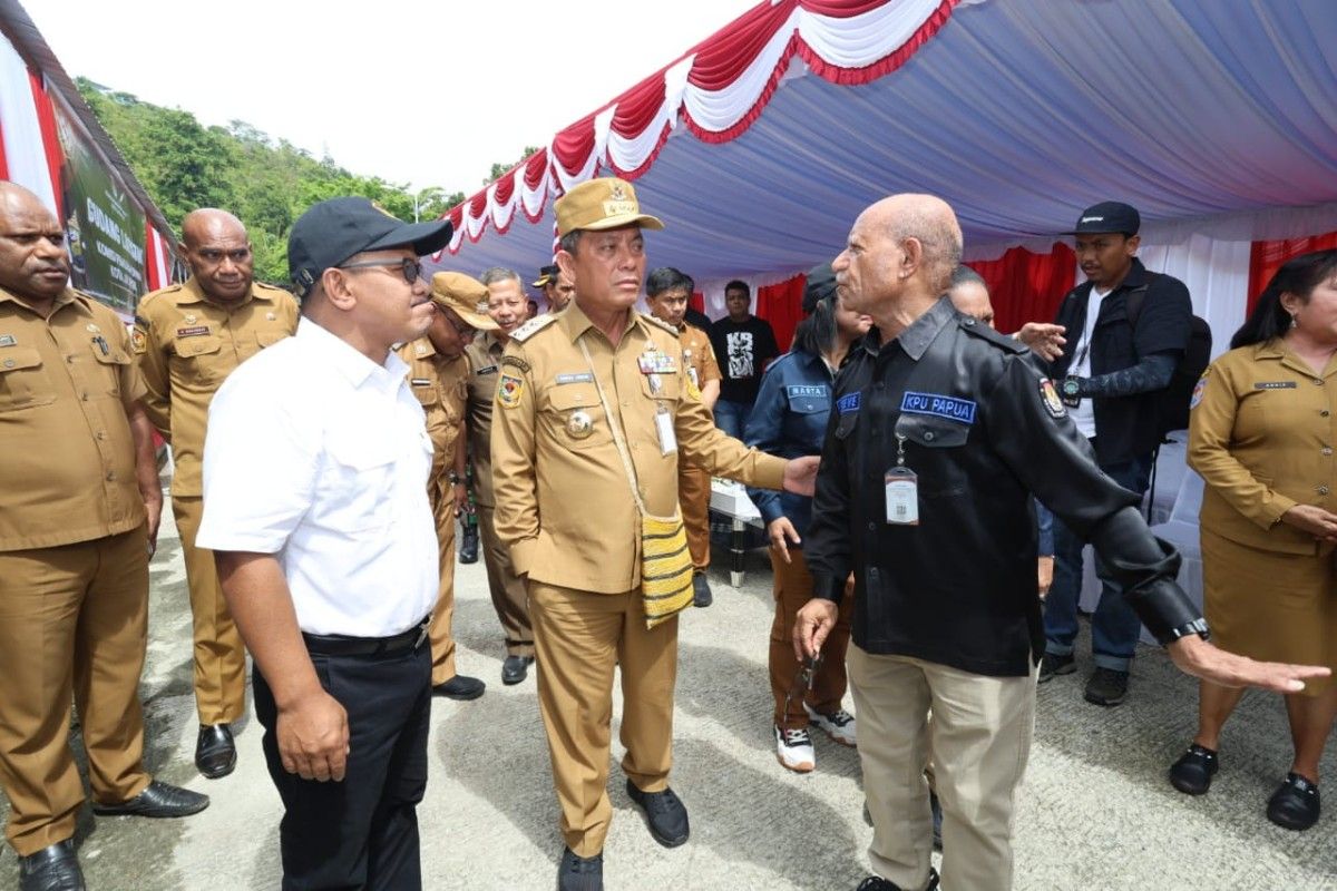 KPU Papua sebut kesiapan logistik pilkada capai 90 persen