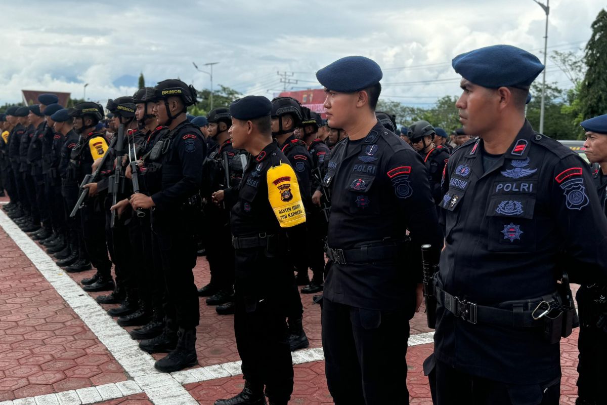 Polda Sulteng siagakan pasukan respons cepat "Power On Hand" Pilkada