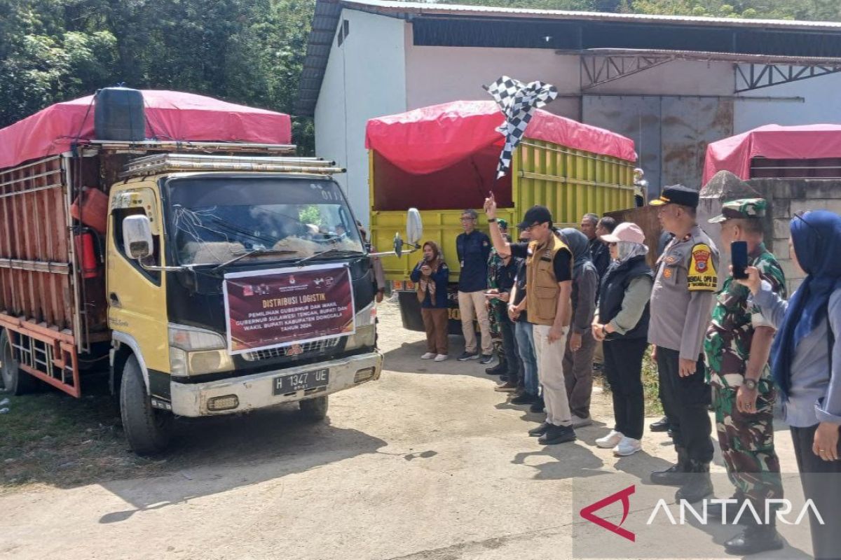 KPU Donggala tuntaskan pengiriman logistik pilkada di 16 kecamatan